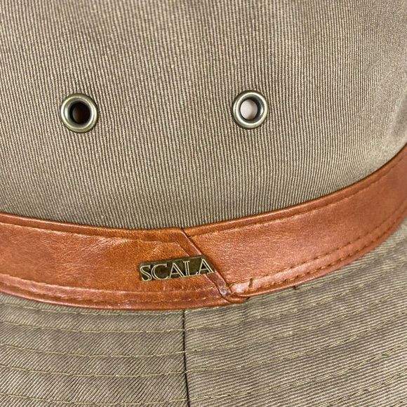 Scala Fedora Hat with Brown Leather Band NWOT - Picture 4 of 6